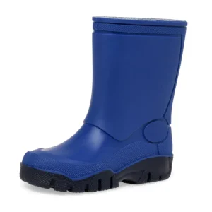 Kinder-Regenstiefel - blau/schwarz 28/29 Geprüft