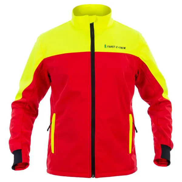 Highlight Forst-Extrem Beginner 2.0 Softshelljacke rot/gelb, XS