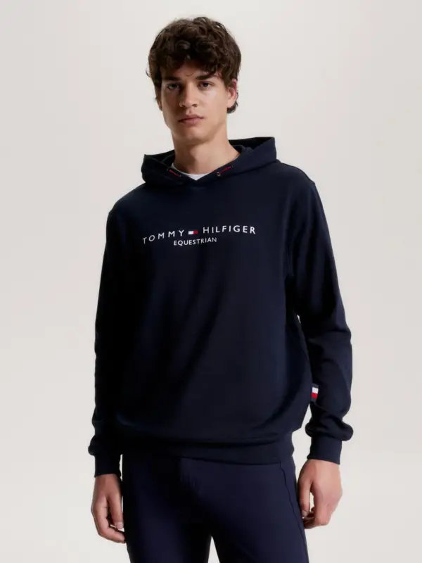 Solange Der Vorrat Reicht Tommy Hilfiger Williamsburg Graphik Hoodie desert sky, M