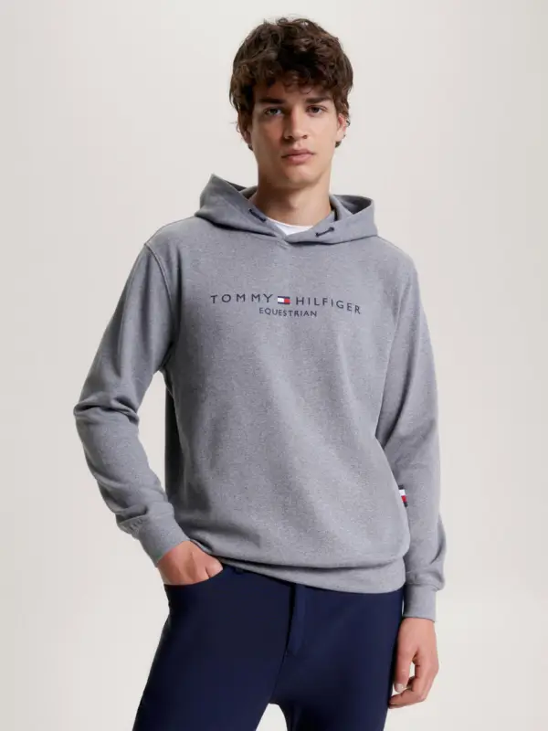 Tommy Hilfiger Williamsburg Graphik Hoodie grey melange, L Finale Aktion