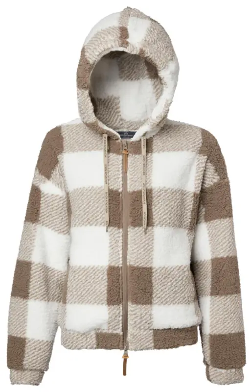 Mountain Horse Chess Fuzzy Fleece white/beige, XS Neue Kollektion