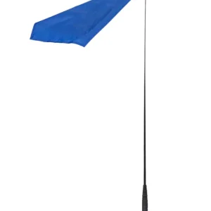 Letzte Chance QHP Trainingsstock mit Flagge blau, 110 cm