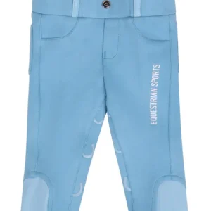 Begrenztes Angebot QHP Reithose Junior Bobby baby blau, 92