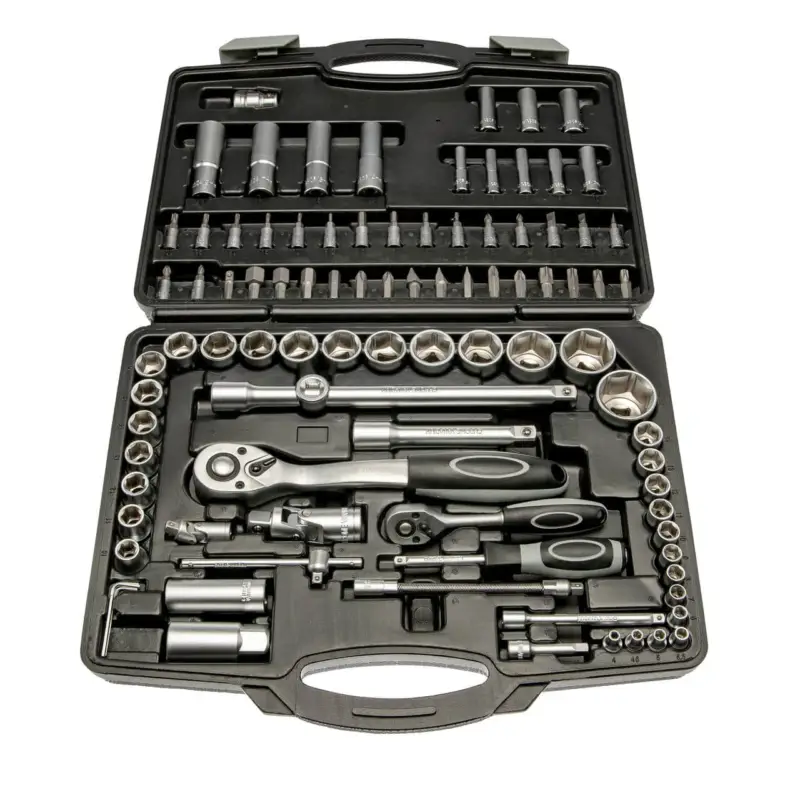 Markenware WGB 1/4+1/2" Steckschlüssel-Garnitur 94-tlg.