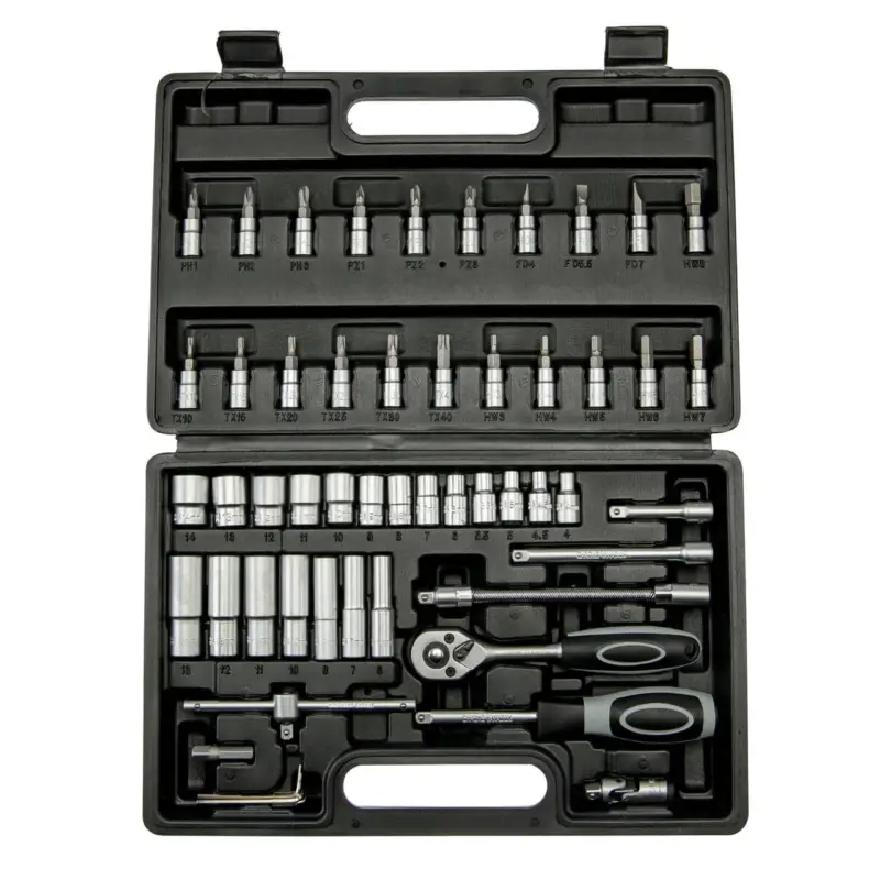 WGB 1/4" Steckschlüssel-Garnitur 53-tlg. Markenprodukt