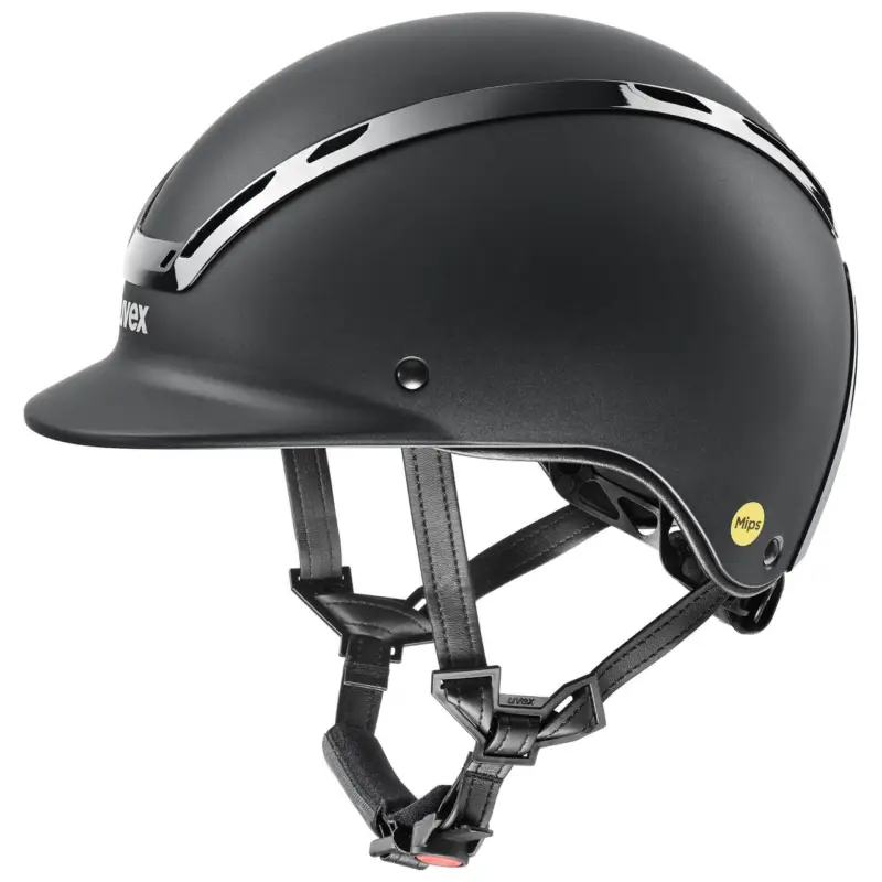 uvex Reithelm exxeed MIPS black mat, L-XL (59-61 cm) Super-Preis