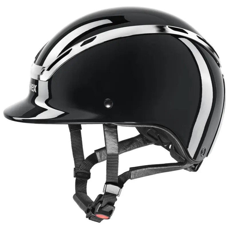 Jetzt Kaufen uvex Reithelm exxeed shiny chrome black glossy, M-L (57-59 cm)