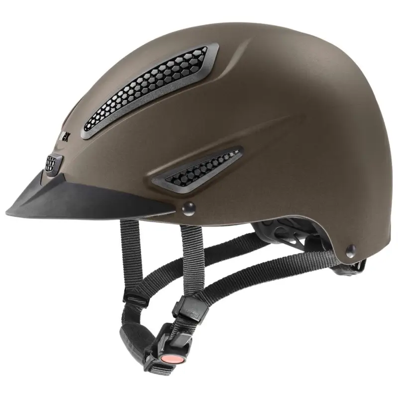 Echt uvex Reithelm perfexxion III brown mat, XS-S (54-55 cm)
