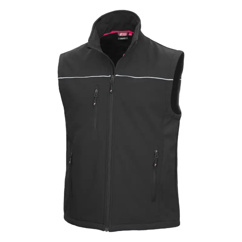 Versand Am Gleichen Tag Nitras Motion Tex Light - Softshellweste schwarz, XL