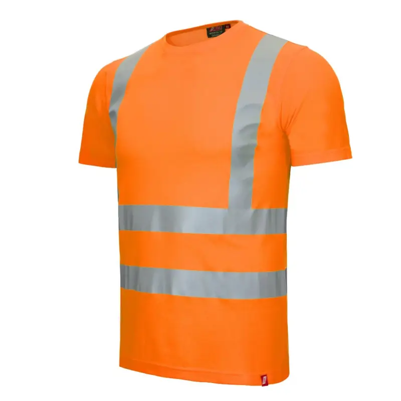 Nitras Motion Tex Viz -Warnschutz T-Shirt neonorange, XXXL Neue Ware