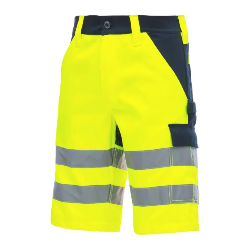 Mega-Angebot Nitras Motion Tex Viz Warnschutz kurze Hose neongelb/marineblau, 62