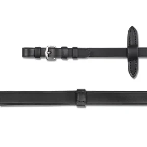 Waldhausen Lederzügel extra lang schwarz, X-Full Neue Kollektion
