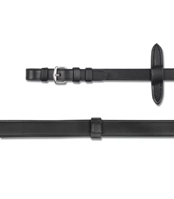 Waldhausen Lederzügel extra lang schwarz, X-Full Neue Kollektion