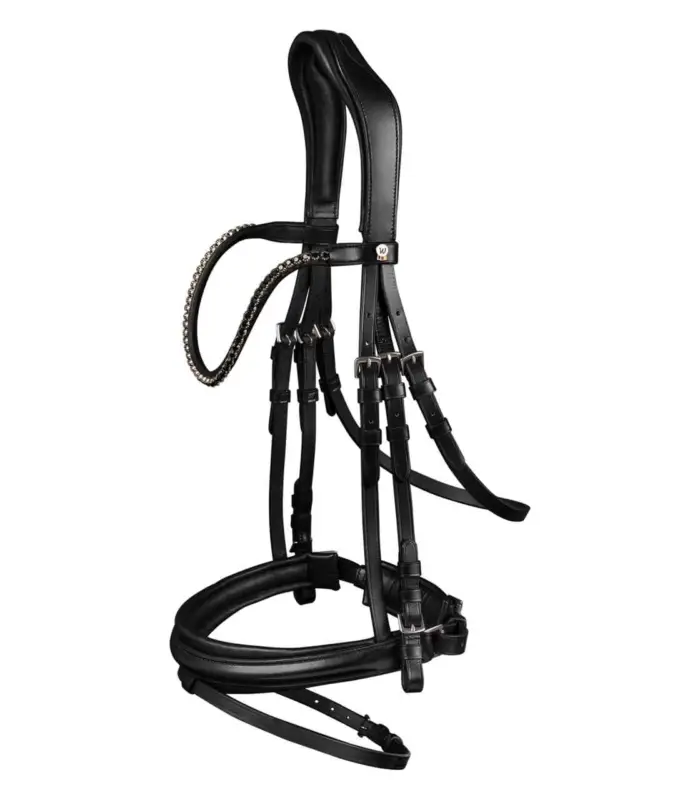 Nur Heute Waldhausen X-Line Trensenzaum Favourite schwarz, WB