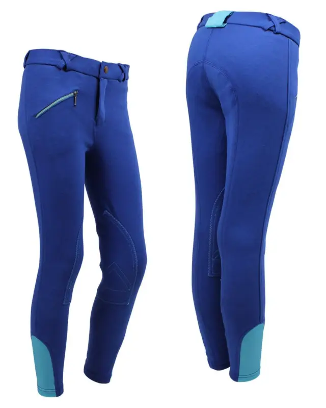 Bestpreis Q-Essentials Reithose Junior kobaltblau, 176