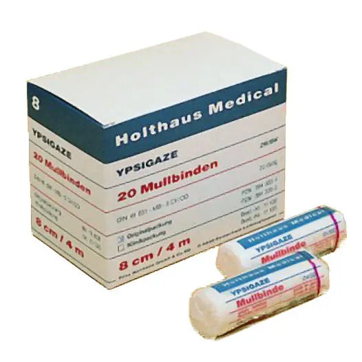 Holthaus YPSIGAZE - Mullbinden 8cm x 4m, 20 Stück Heißes Angebot