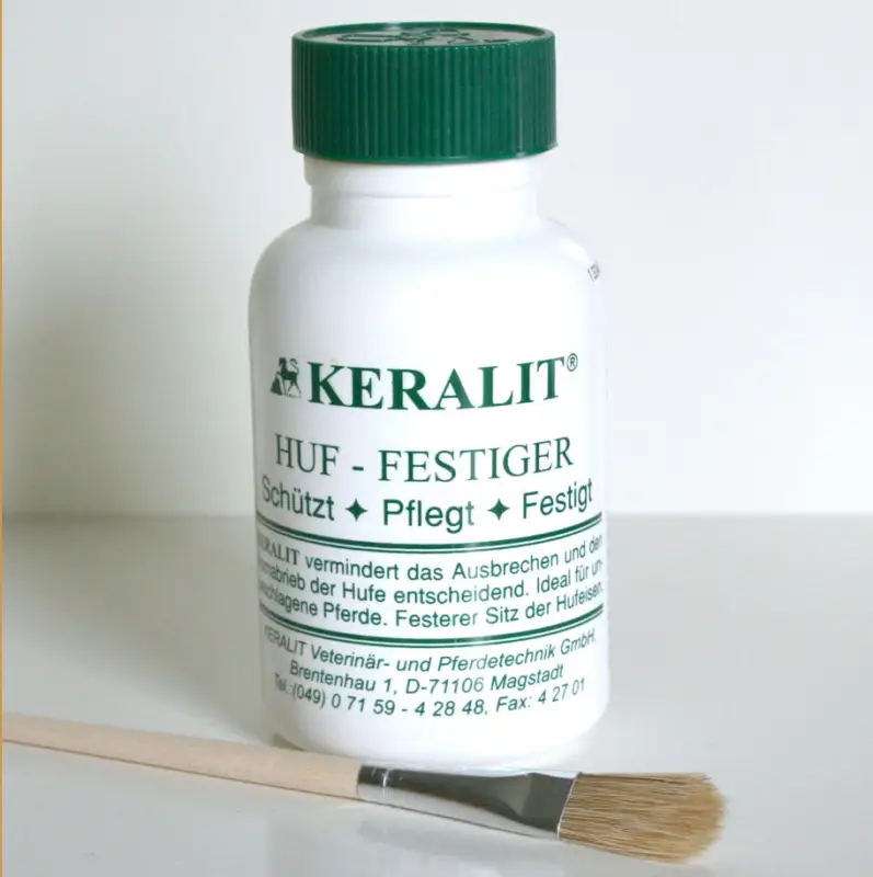 Letzte Chance KERALIT Keralit Huffestiger 250ml mit Pinsel