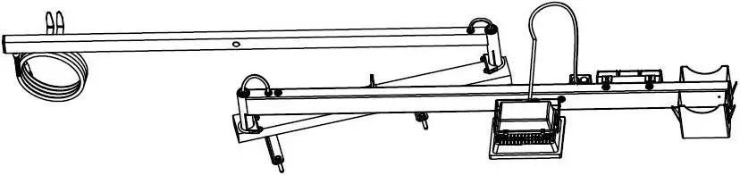 Rosensteiner Servicearm mit Beleuchtung, Kabelzuf. Abverkauf