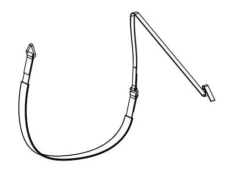 Must-Have Rosensteiner Brustgurt m. Triangel und Stahlgelenk