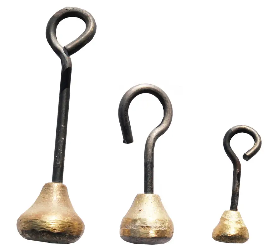 Schelbert Glockenschmiede Schellen u. Glockenschwengel gebogen - versch. Größen 10 cm Neuheit