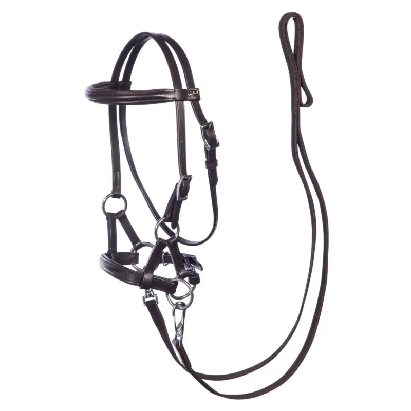 Mega-Angebot F.R.A. Gebissloser Zaum pardoes braun, Pony