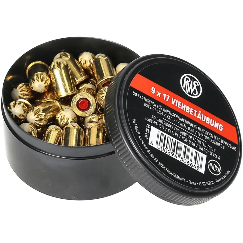 RWS 50 Spezialpatronen Kal. 9x17 rot Online Kaufen