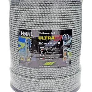 WAHL-FENCE Weidezaunseil - ULTRA - 6 mm / 500 m Kracherpreis