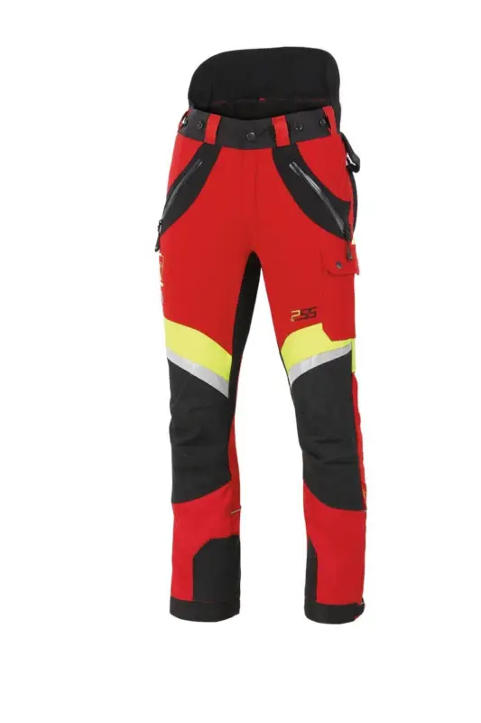Must-Have PSS Schnittschutzhose X-treme Air rot/gelb, 25