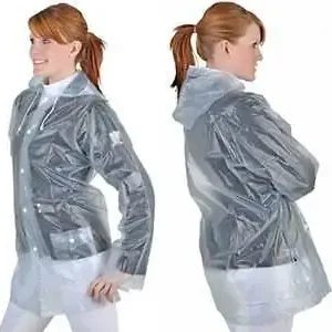 HKM Regenjacke transparent L Preisreduziert