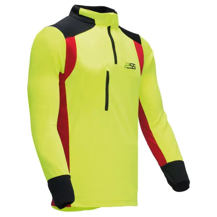 Preisreduziert PSS X-treme Skin Funktionsshirt Langarm rot/gelb, L