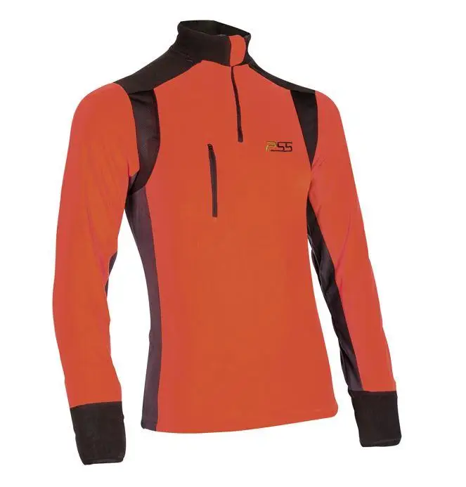Bestseller PSS Micro Fleece-Shirt X-treme Polar orange/grau, S