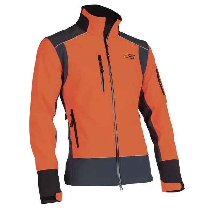 PSS Soft-Shell Jacke X-treme Shell orange/grau, L Letzte Chance