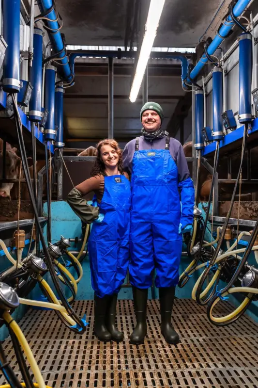 Beliebt WAHL-Hausmarke MELKER-LATZHOSE wasserdicht, blau XXL