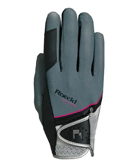 Highlight Roeckl Reithandschuh Madrid grau, 10