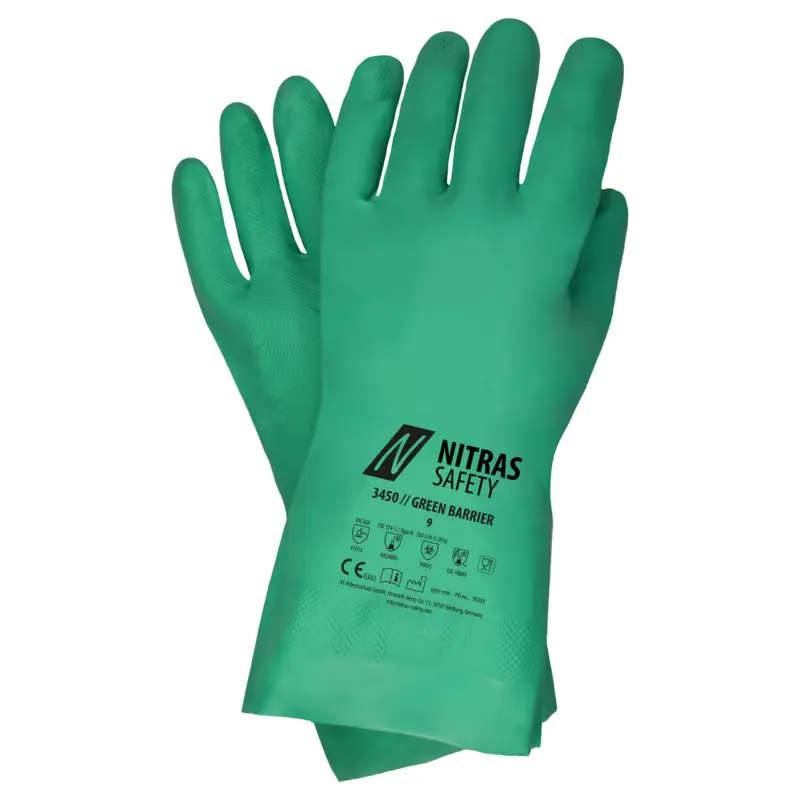 Sichere Zahlung Nitras Chemikalienhandschuh Green Barrier 8