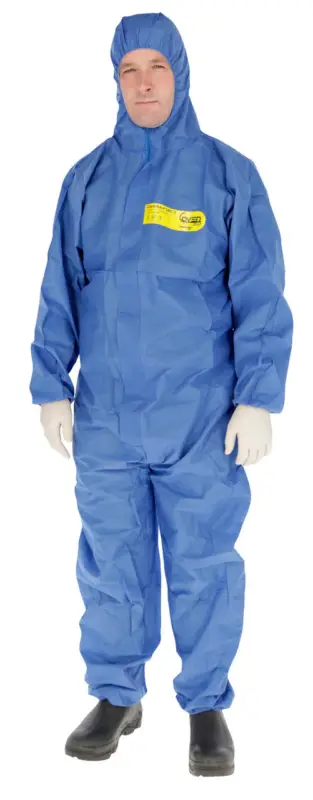 Kerbl Chemieschutzoverall CoverBase blau, L Geprüft