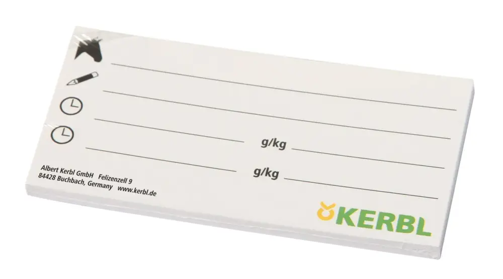 Kerbl Beschriftungskarten für Eimerabdeckung Nur Heute