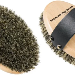 Leistner Premium Dog Brush 124x78mm medium-straff Neue Ware