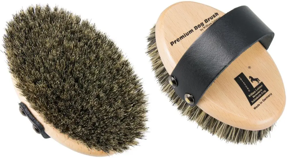 Leistner Premium Dog Brush 124x78mm medium-straff Neue Ware