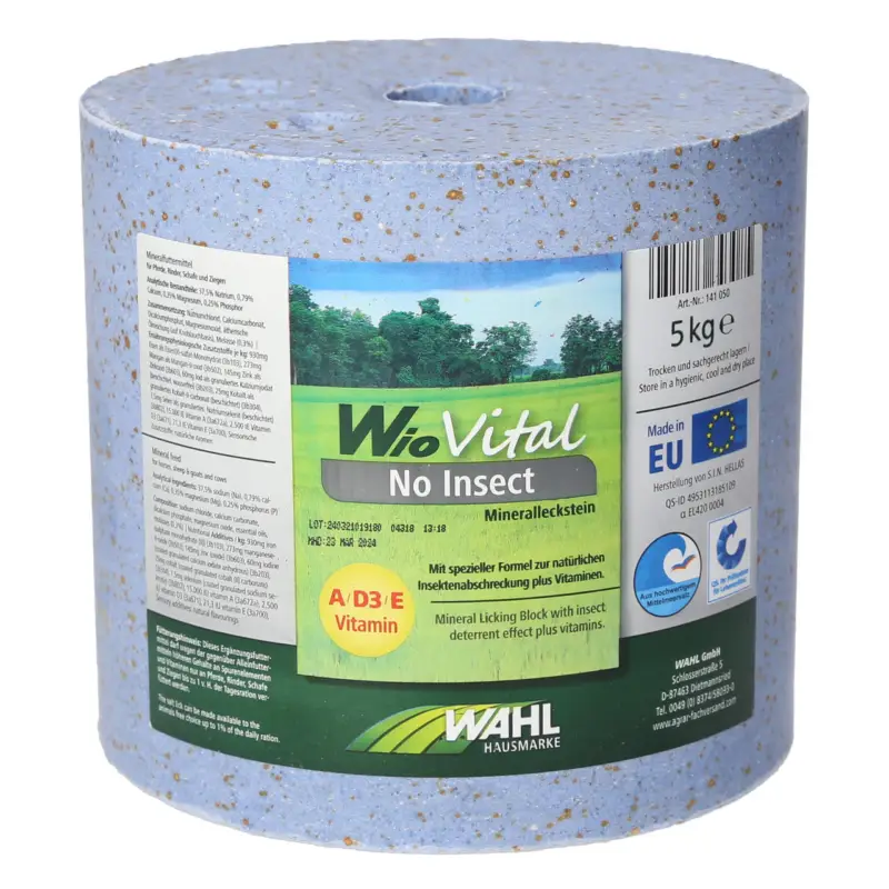 Preiswert WAHL-Hausmarke WioVital No Insect Leckstein SET 4×5 kg