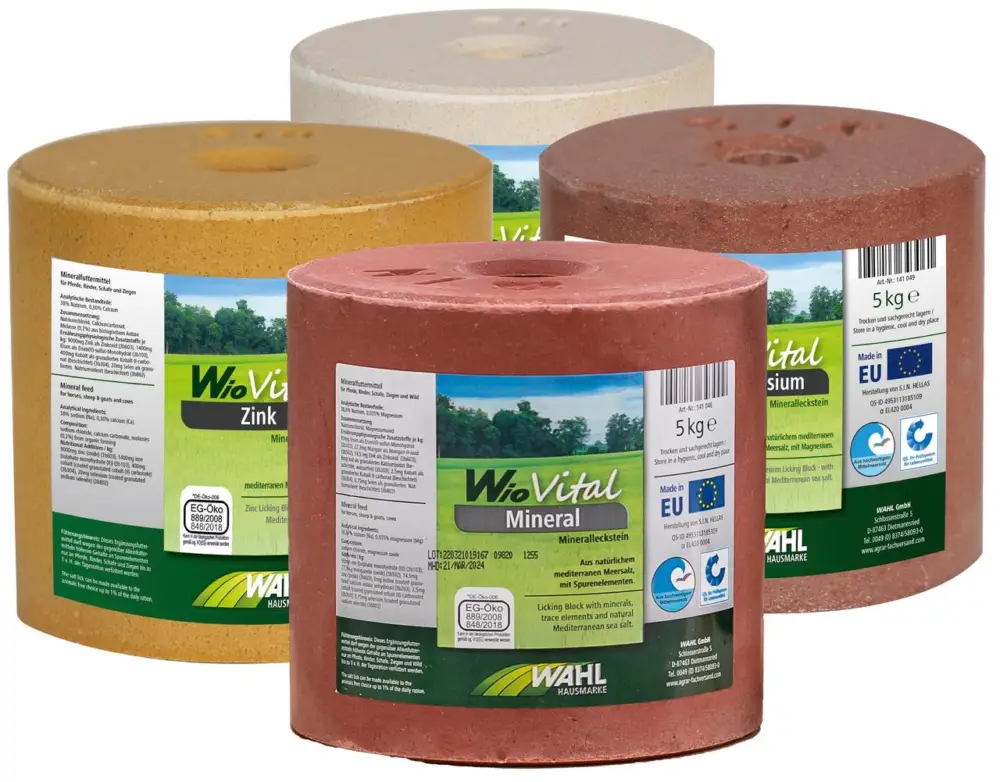 WAHL-Hausmarke WioVital Leckstein MIX 4×5 kg Top-Preis