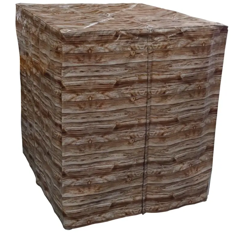 Neu Im Sortiment Design-Cover Woody für 1000L IBC