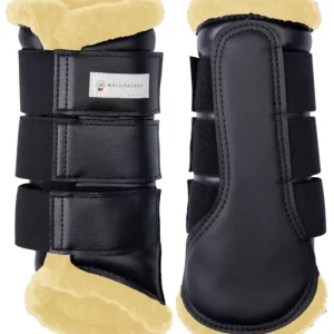 Schneller Versand Waldhausen Dressurgamasche Soft schwarz/beige, M