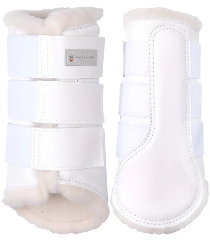 Waldhausen Dressurgamasche Soft weiß, L Sonderangebot