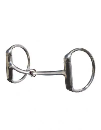 Offset D-Ring Premium Snaffle Bit 5'' Echt
