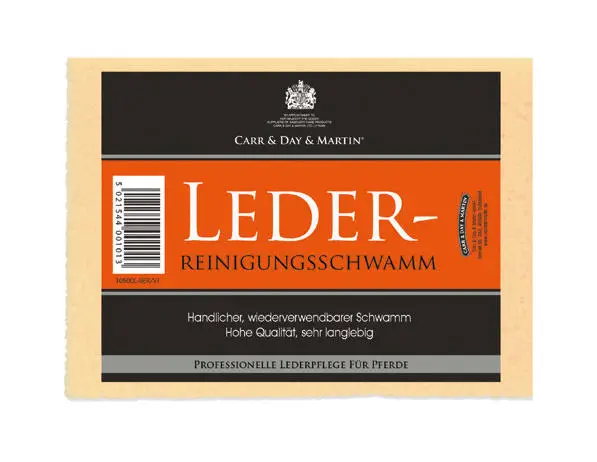 Carr & Day & Martin Leder-Reinigungsschwamm Kracherpreis