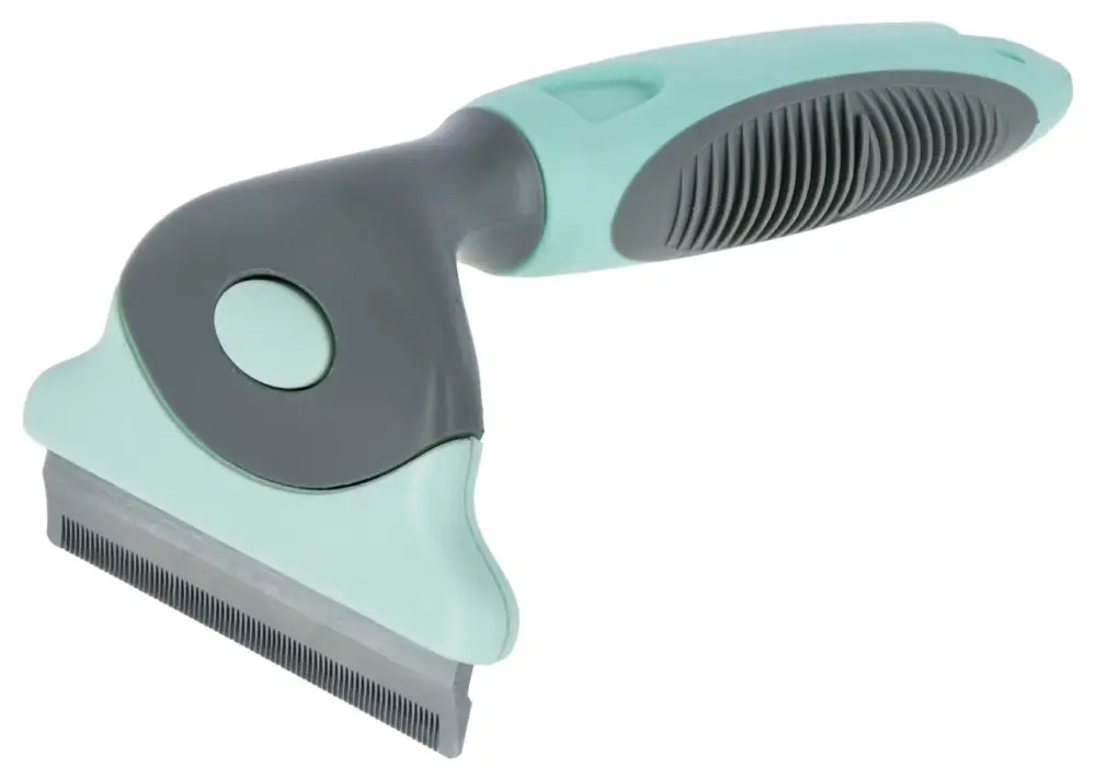Super-Preis Kerbl Fellhaarentferner türkis/grau 7,5 cm