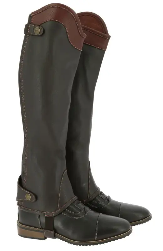 Letzte Chance Ekkia Equithème Elite Mini-Chaps havana, XS, Schafthöhe: kurz
