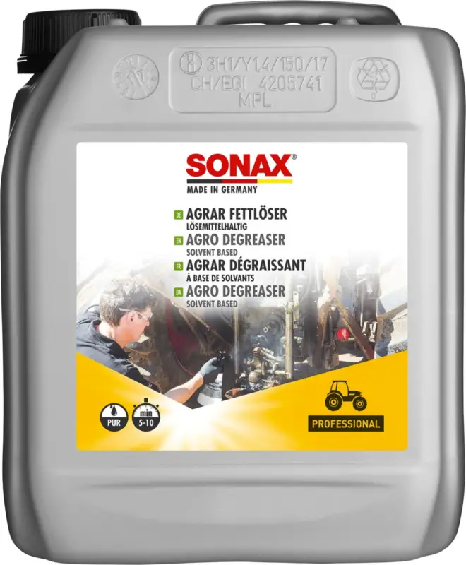 Ausverkauf Sonax AGRAR Fettlöser lösemittelhaltig - 5 l