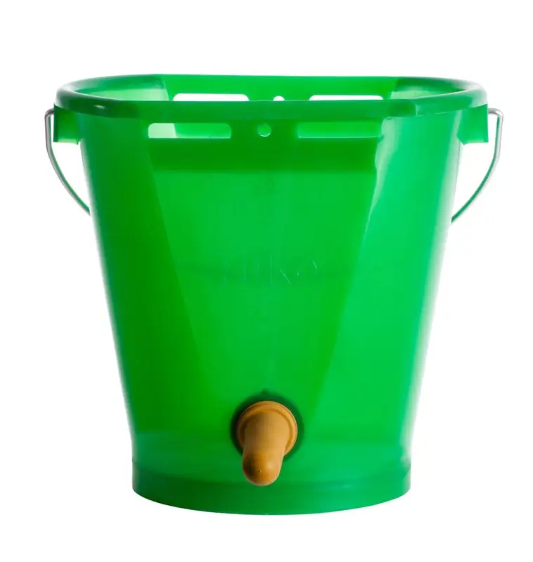 Hiko Kälbertränkeeimer transparent, Grün Nur Heute